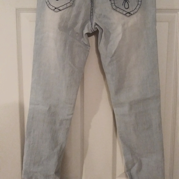 Cuff-Hem Jeans - Picture 1 of 2
